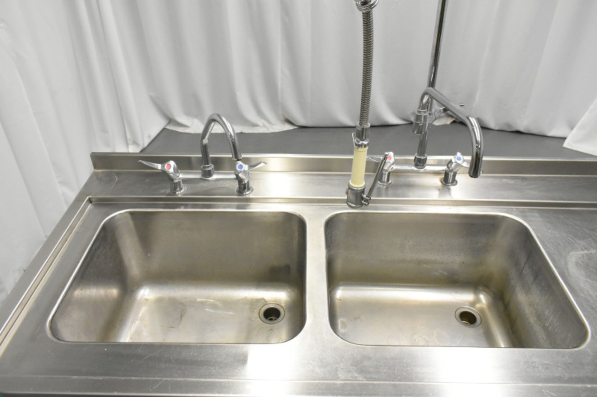 Stainless Steel Double sink Unit - Image 4 of 9