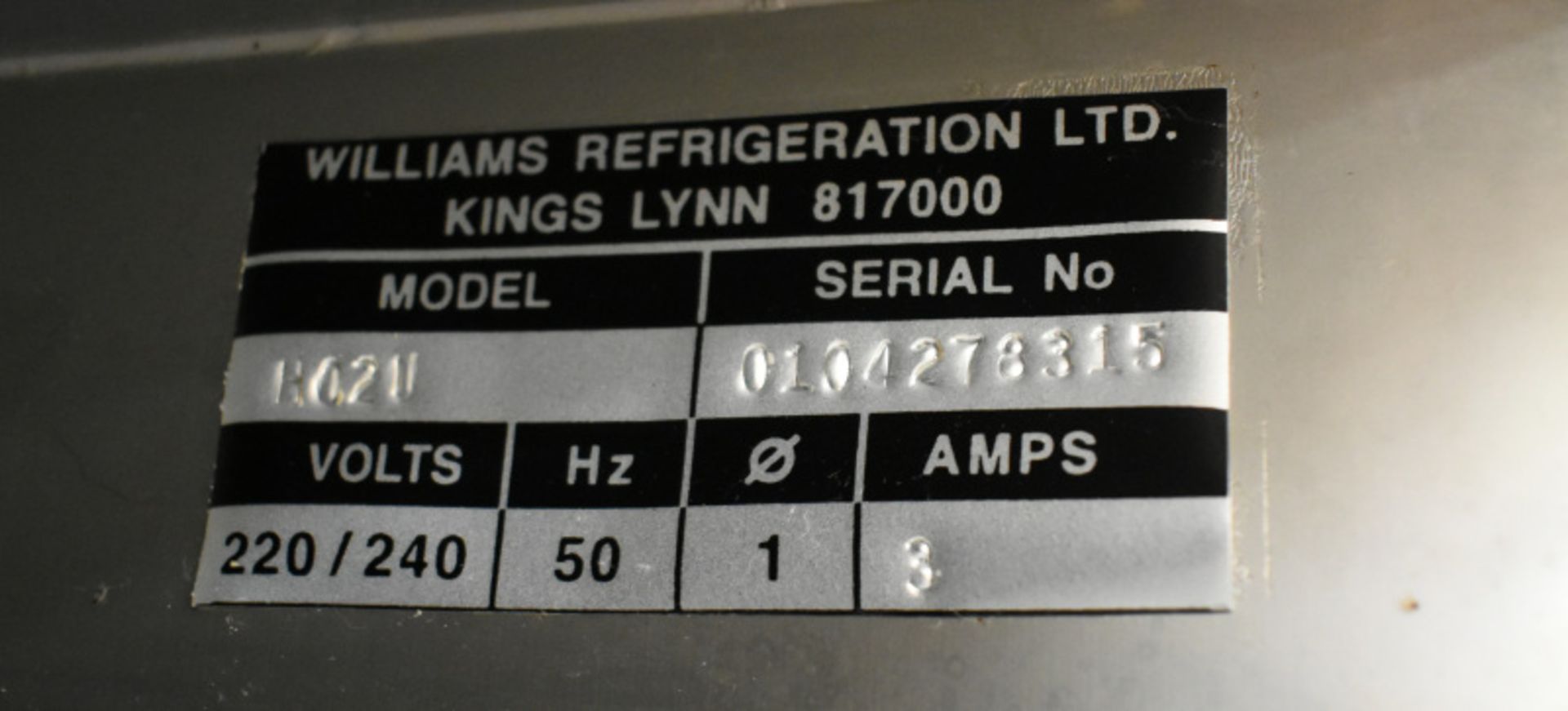 Williams Triple door fridge - Image 8 of 8