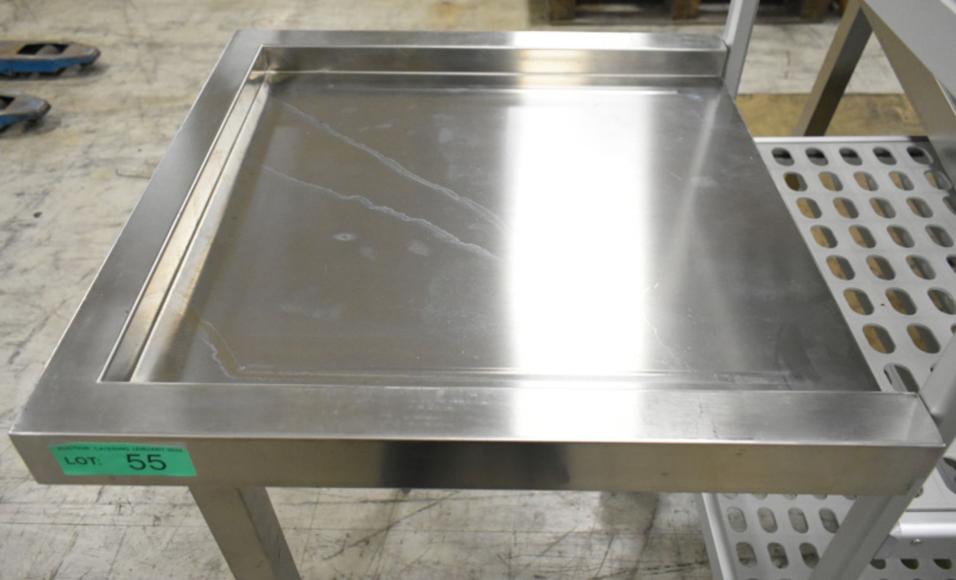 Stainless Steel End Table - Image 2 of 3