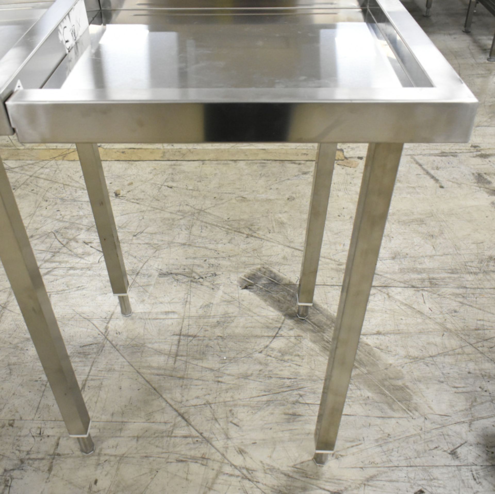 Stainless Steel End Table - Image 4 of 4