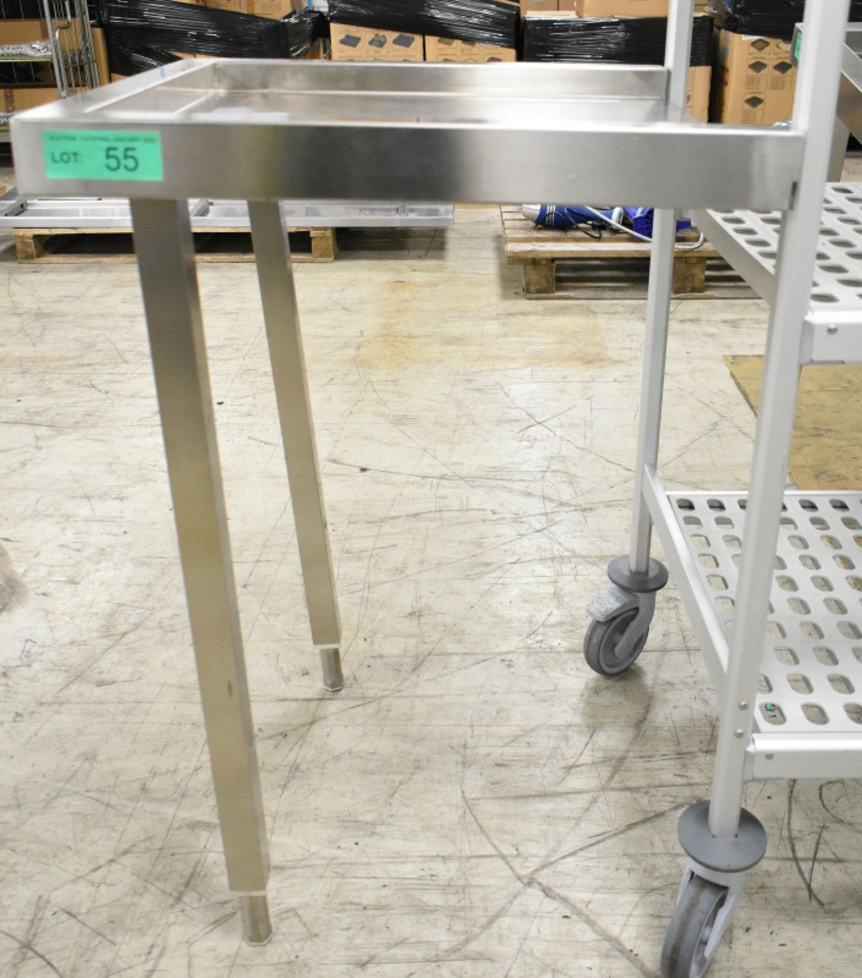 Stainless Steel End Table