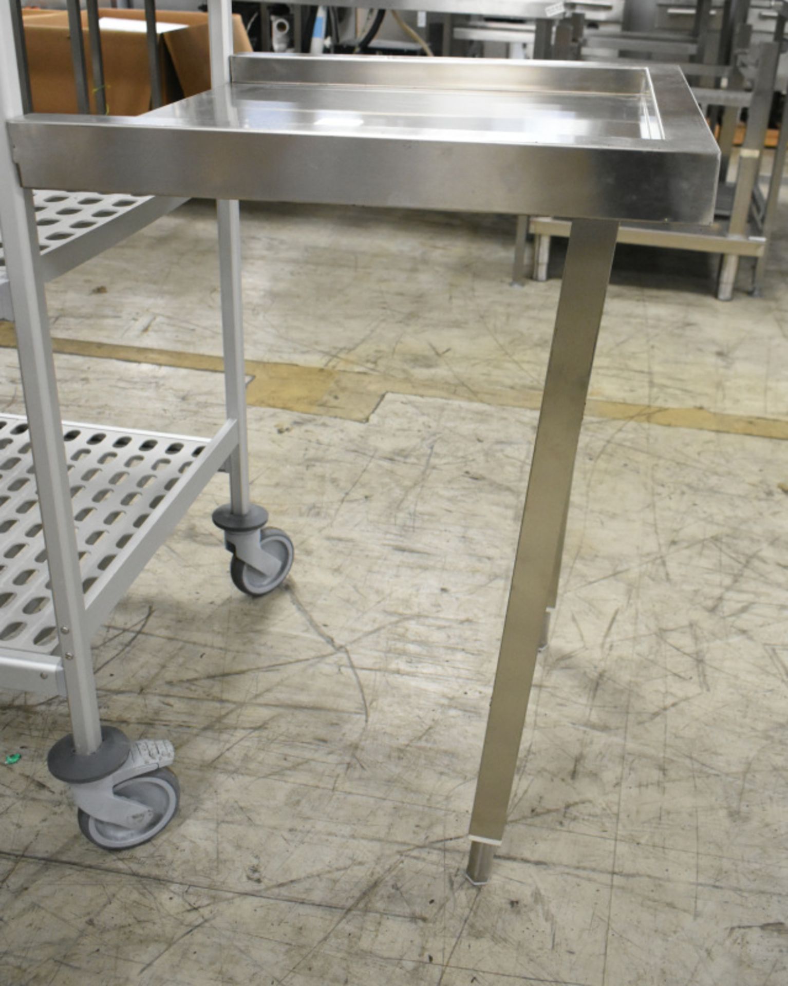 Stainless Steel End Table - Image 3 of 3