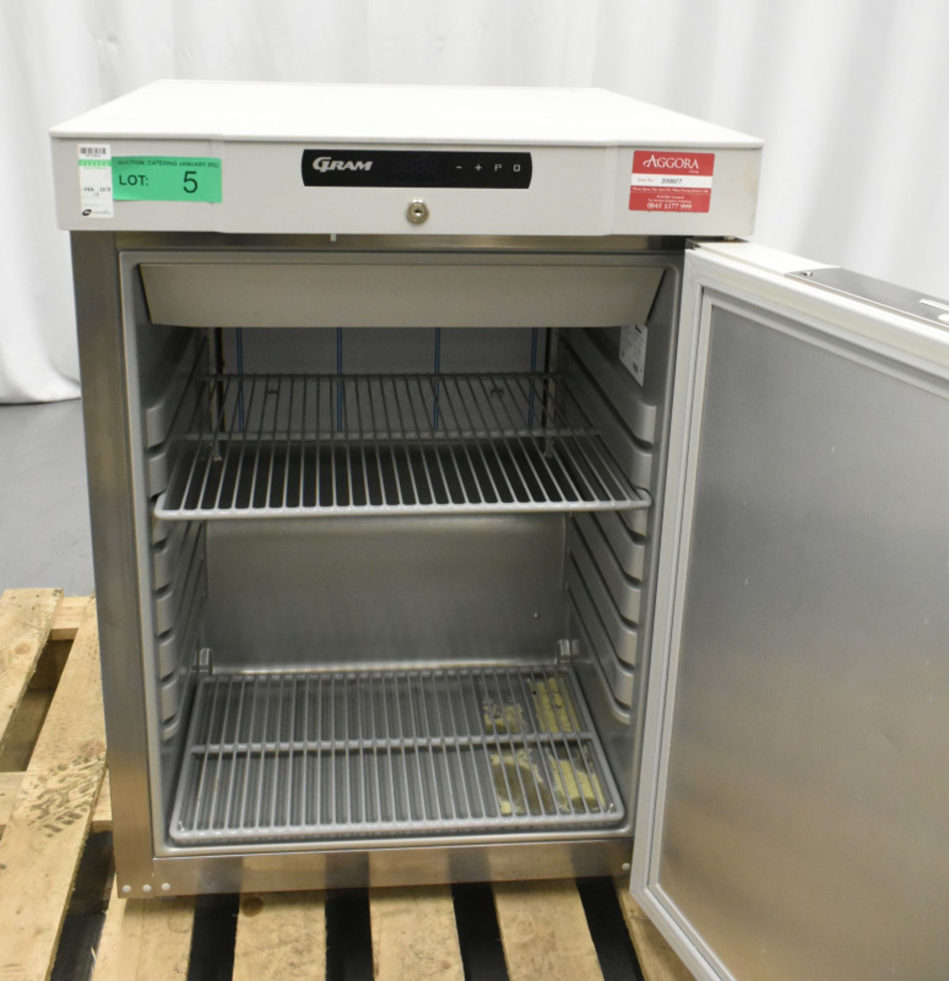 Gram Compact K 210 RG 3N 125Ltr Undercounter Fridge - Image 5 of 7