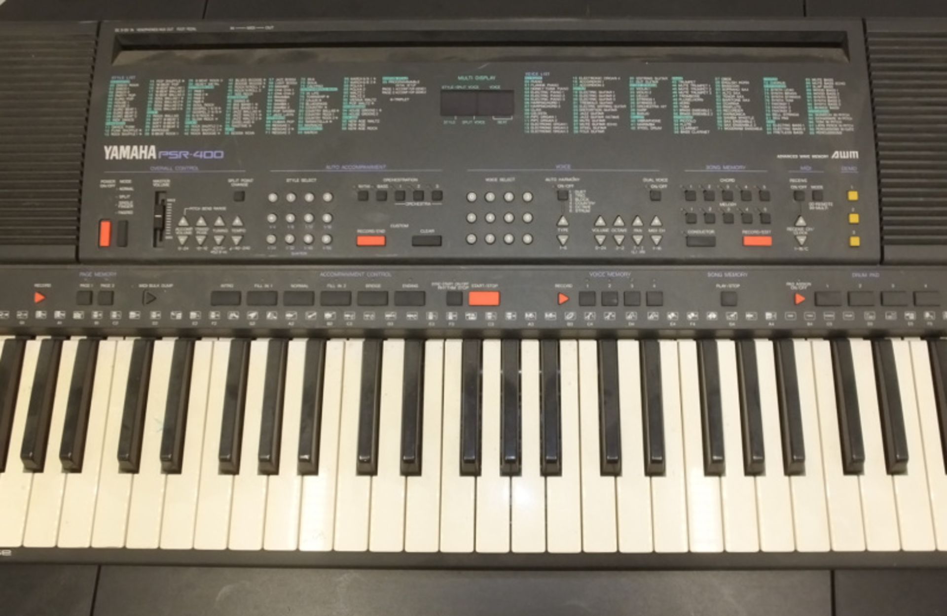 Yamaha PSR-400 Keyboard (no power lead) - Image 3 of 8