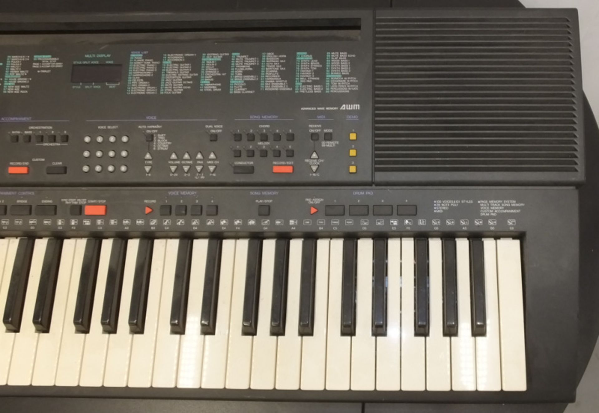 Yamaha PSR-400 Keyboard (no power lead) - Image 4 of 8