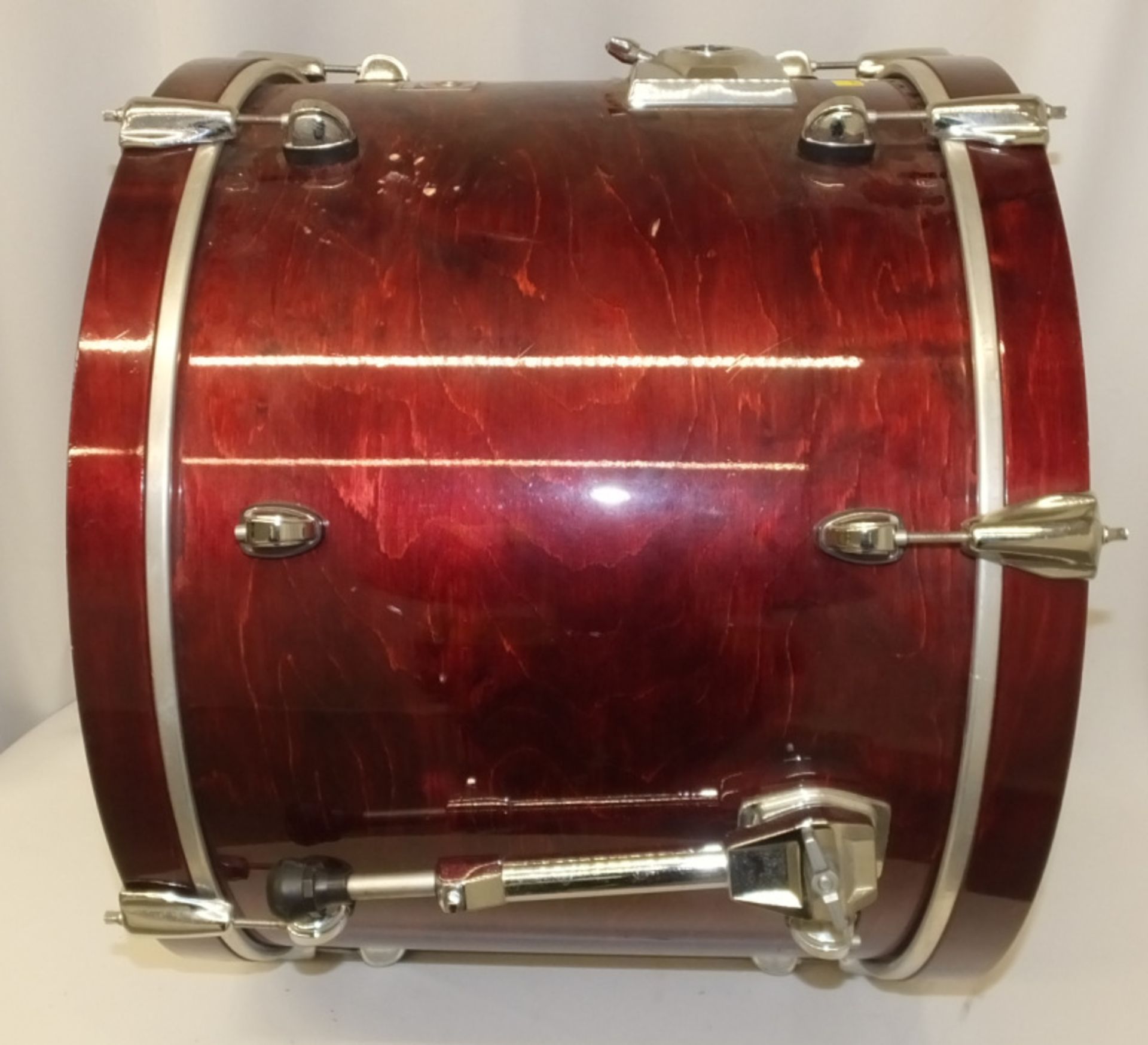 Premier Drum Kit Bass Drum - 22 x 18.5 inch (missing foot on leg) - Please check photos carefully - Image 7 of 10