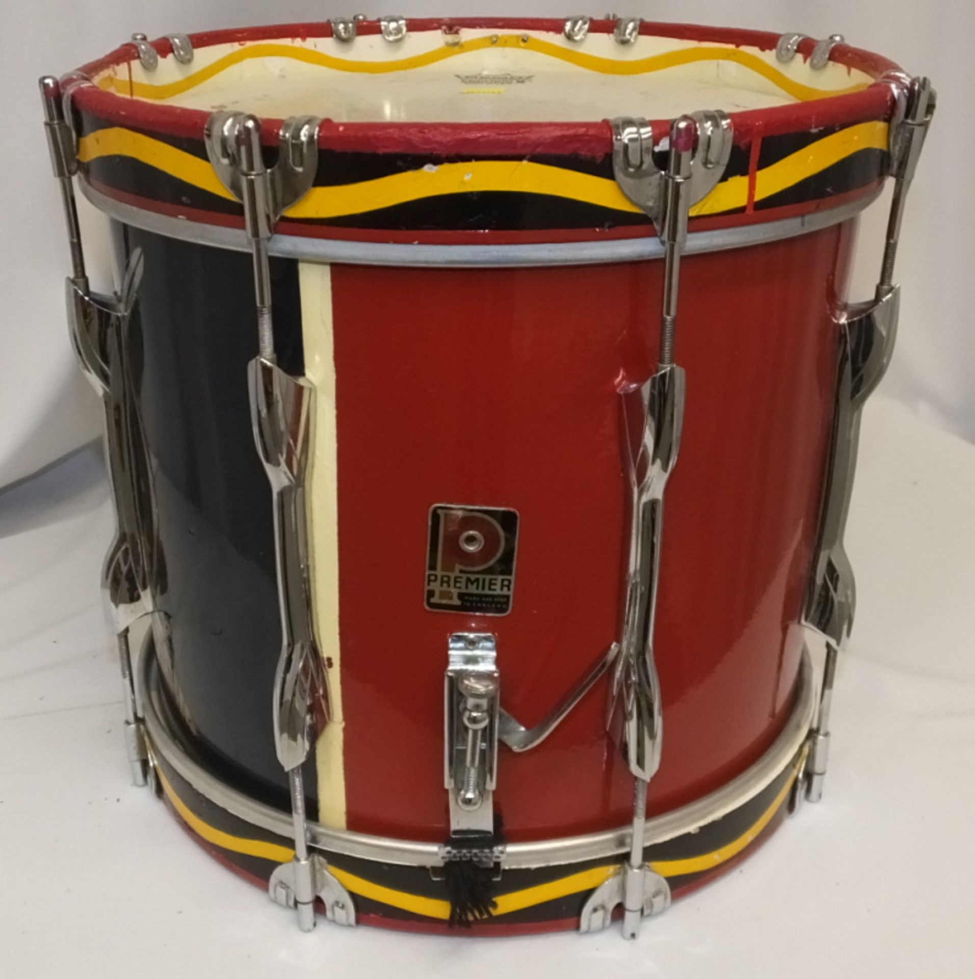 Premier Marching Snare Drum - 14 x 14 inch with Remo Emperor X head (snares don't switch on) - Image 4 of 7