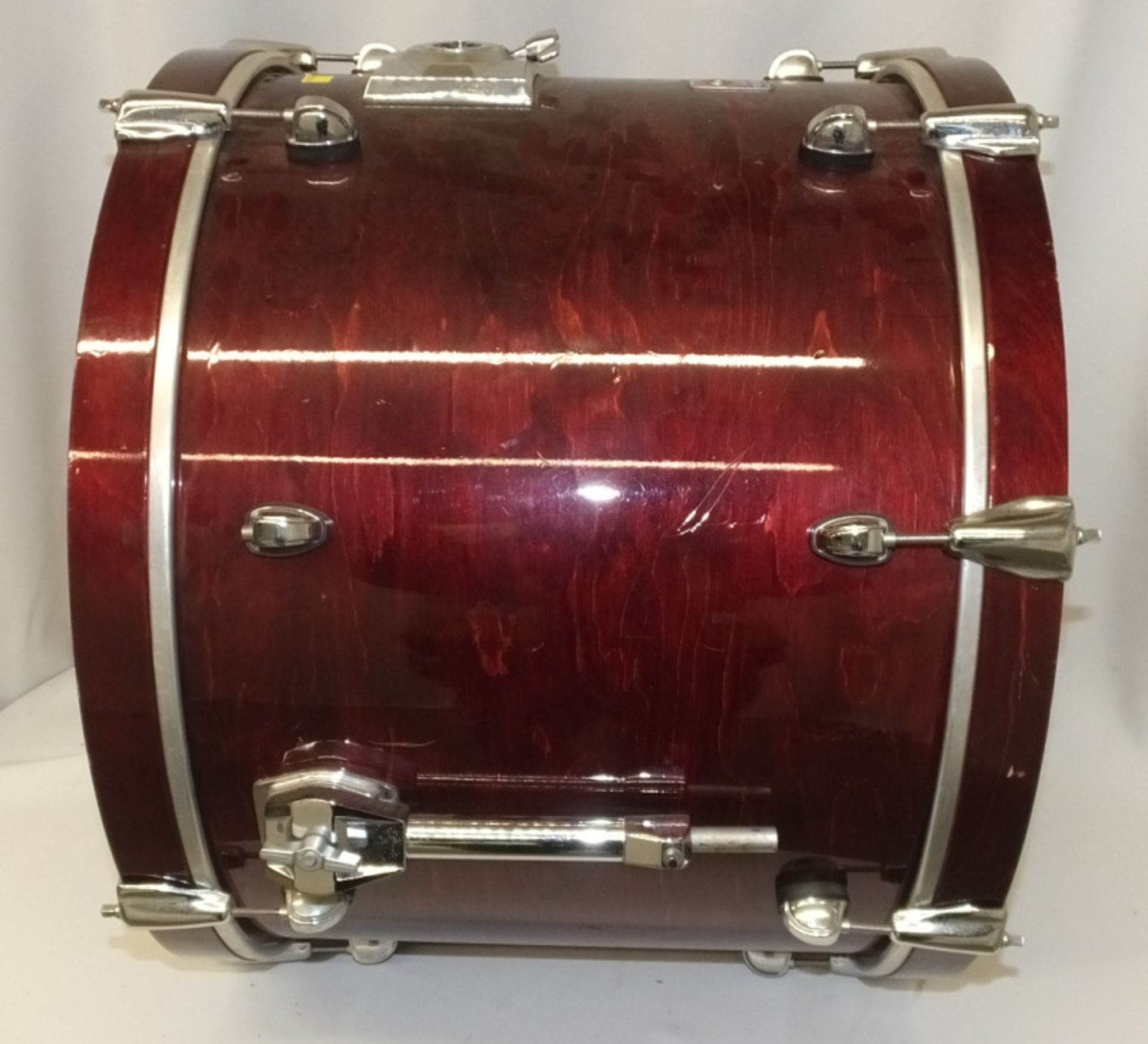 Premier Drum Kit Bass Drum - 22 x 18.5 inch (missing foot on leg) - Please check photos carefully - Image 9 of 10