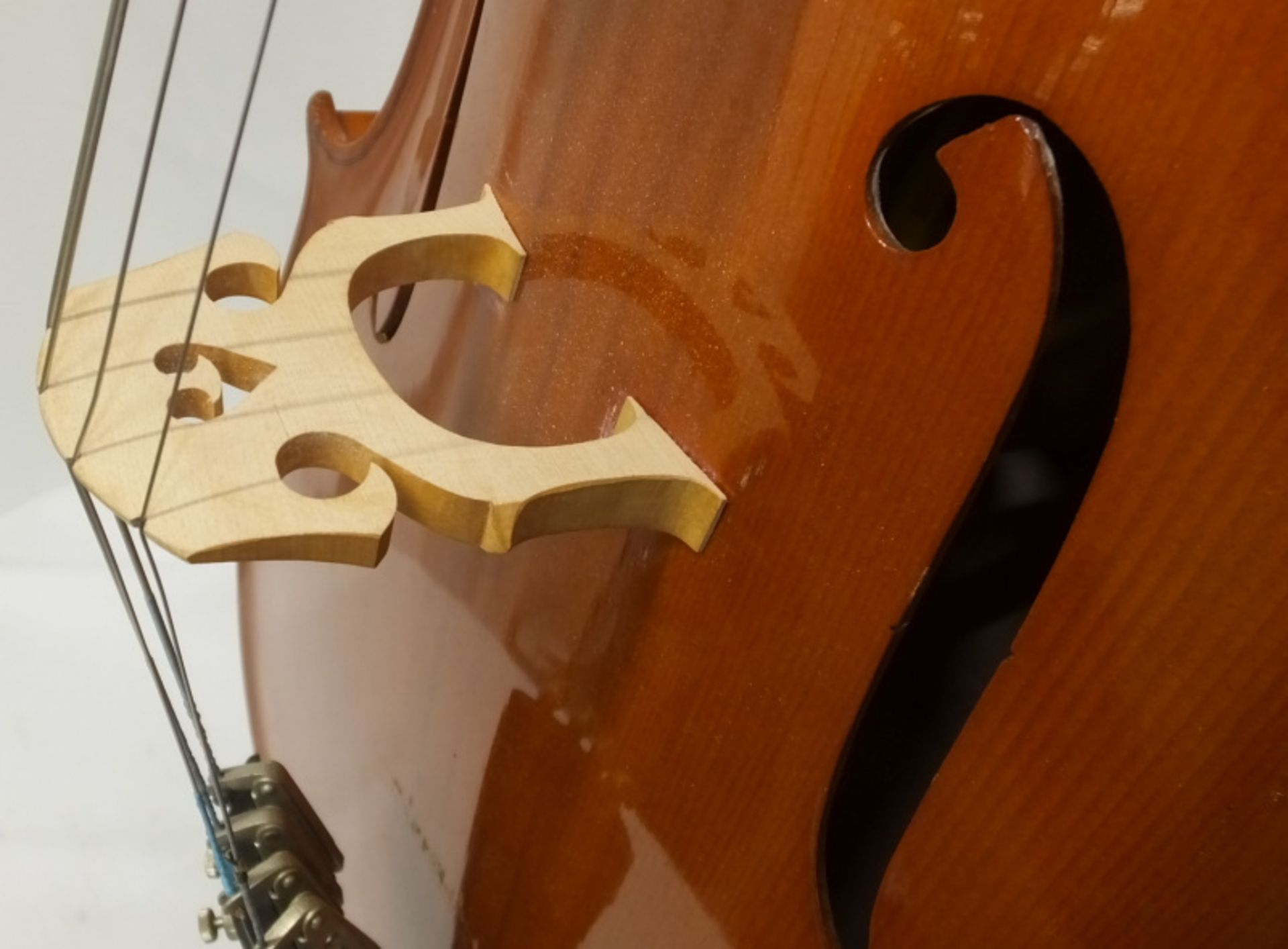 Cello in carry case (unbranded) - Please check photos carefully for damaged or missing components - Image 5 of 21