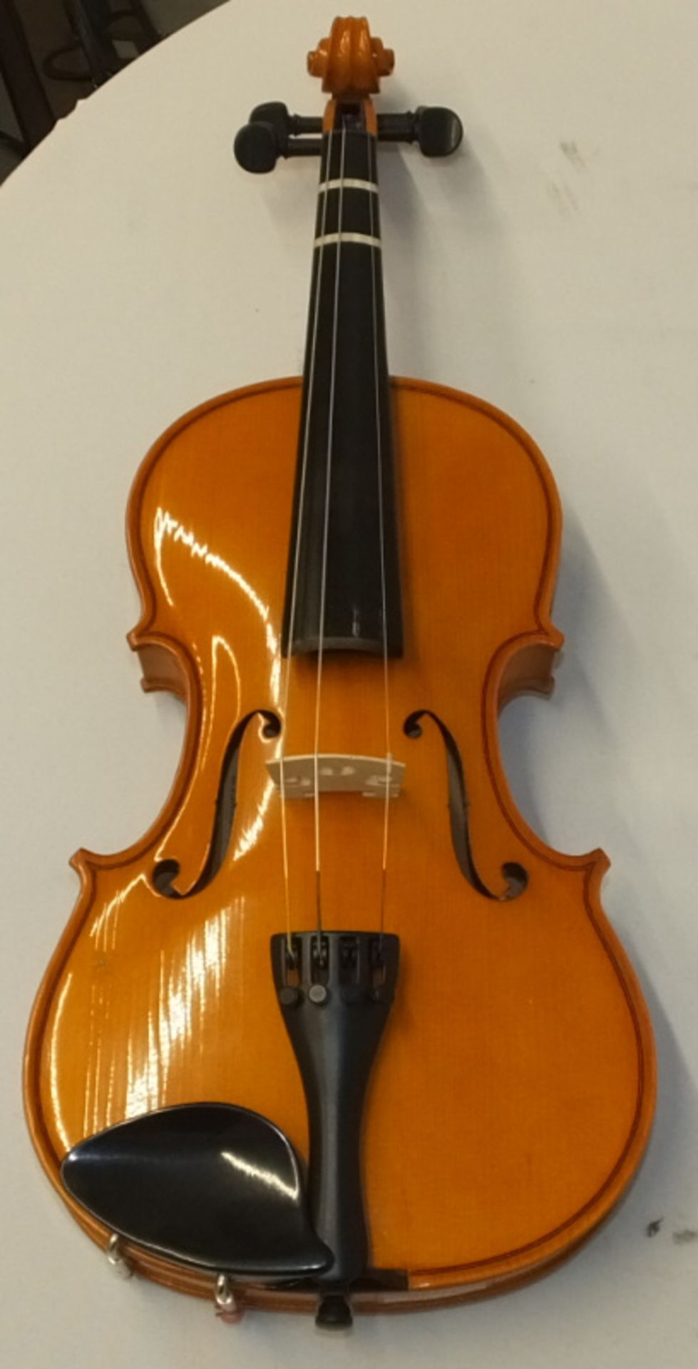 Andreas Zeller Violin (missing string) & Case - Please check photos carefully - Image 3 of 17