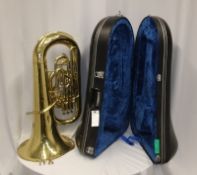 Yamaha YEB631 Tuba with 2x Denis Wick mouthpieces in case - Serial number 100357