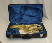Yamaha YAH202 Alto Horn in case - serial number 020192 - Please check photos carefully
