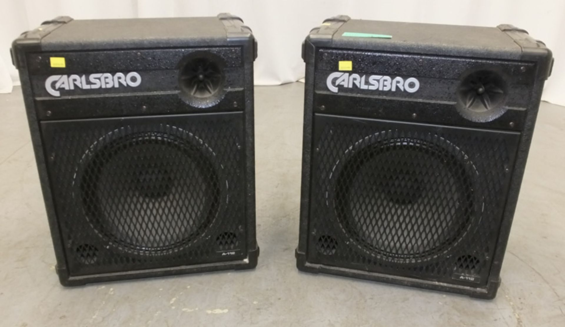 2x Carlsbro A-112 PA Speakers (one as spares or repairs) - Image 2 of 11