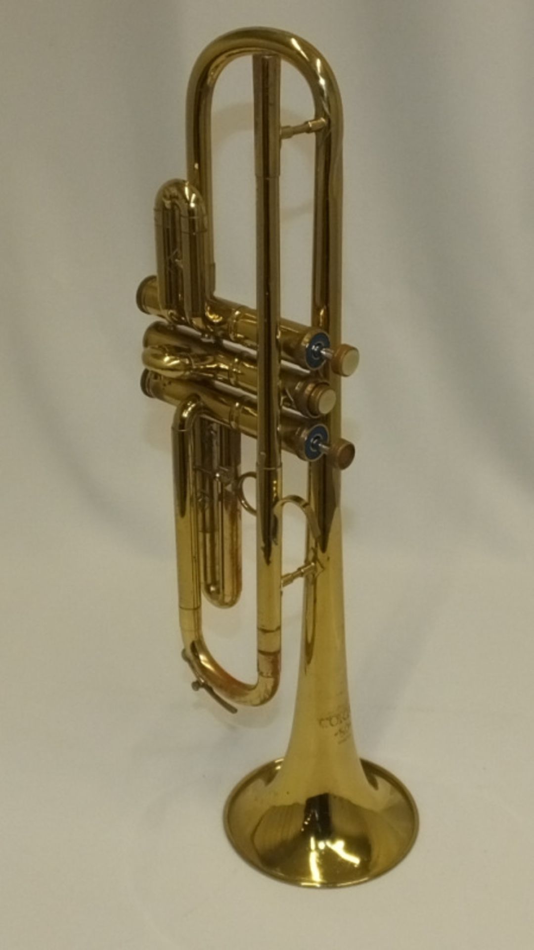 Corton 80 Trumpet in case (middle finger button stuck and no valve cap) - serial number 056142 - Image 3 of 13