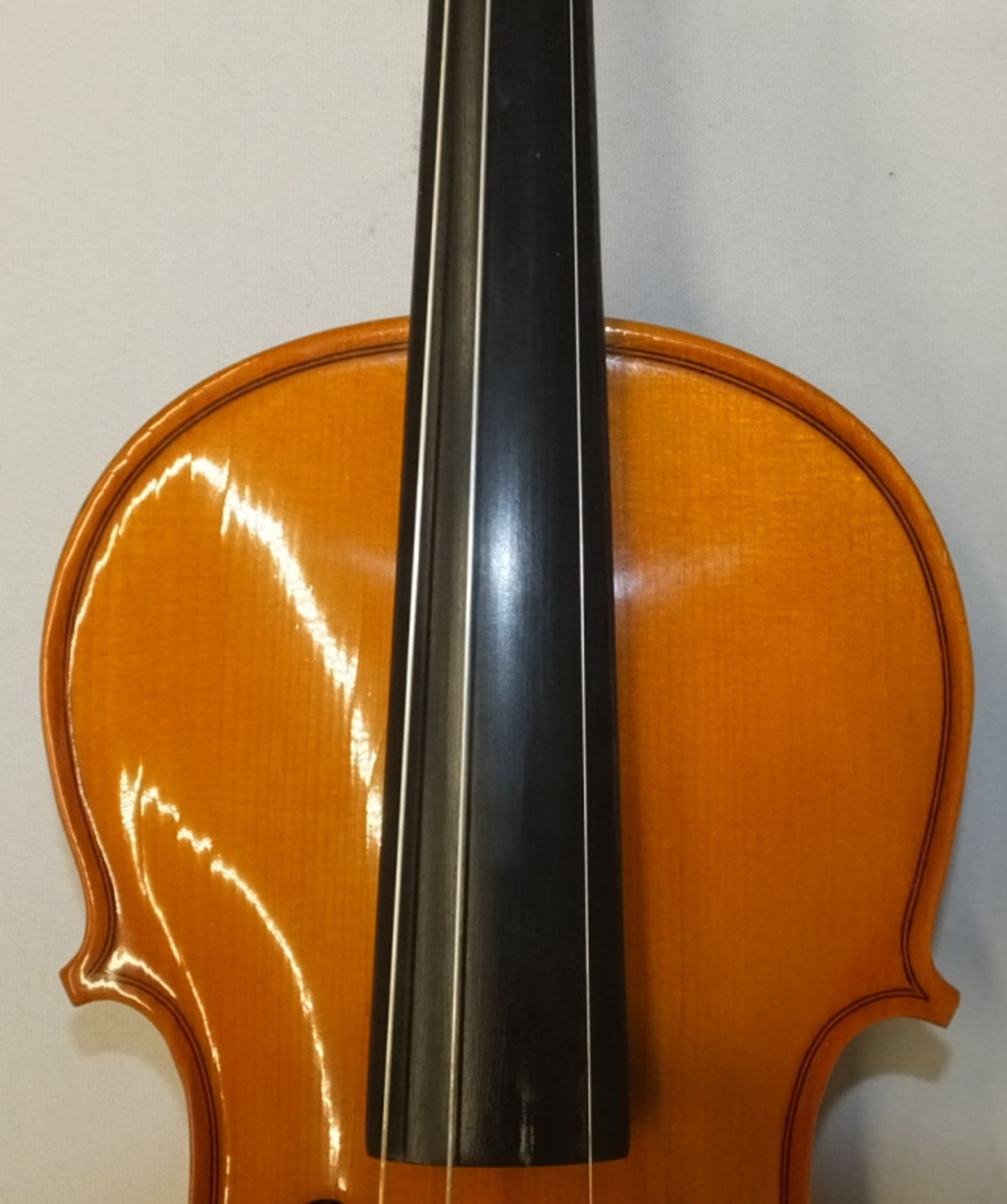 Andreas Zeller Violin (missing string) & Case - Please check photos carefully - Image 6 of 17