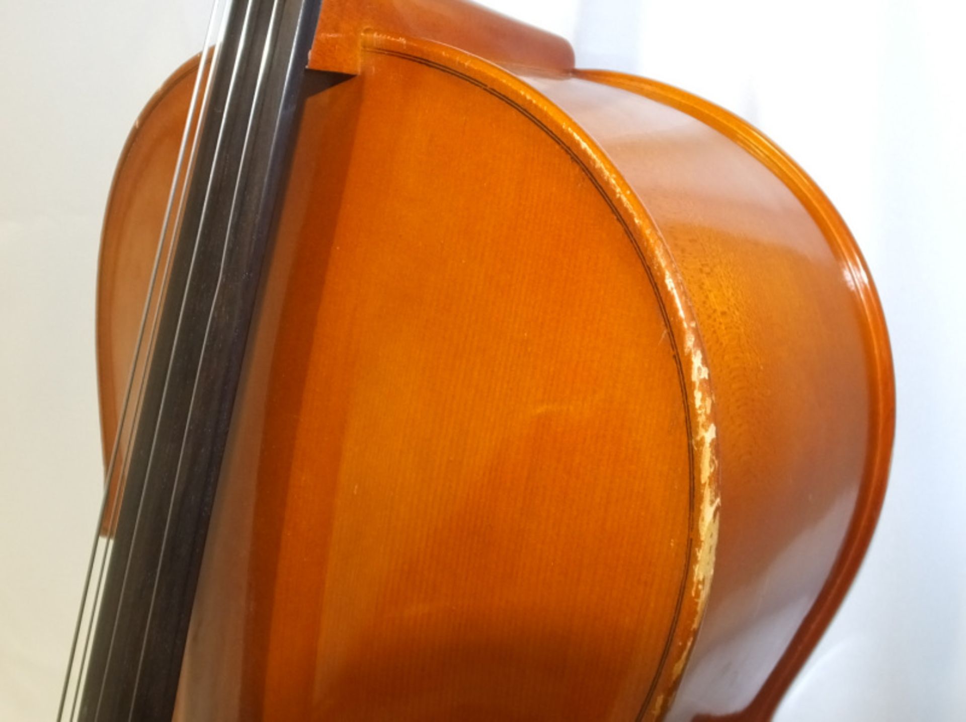 Cello in carry case (unbranded) - Please check photos carefully for damaged or missing components - Image 6 of 21