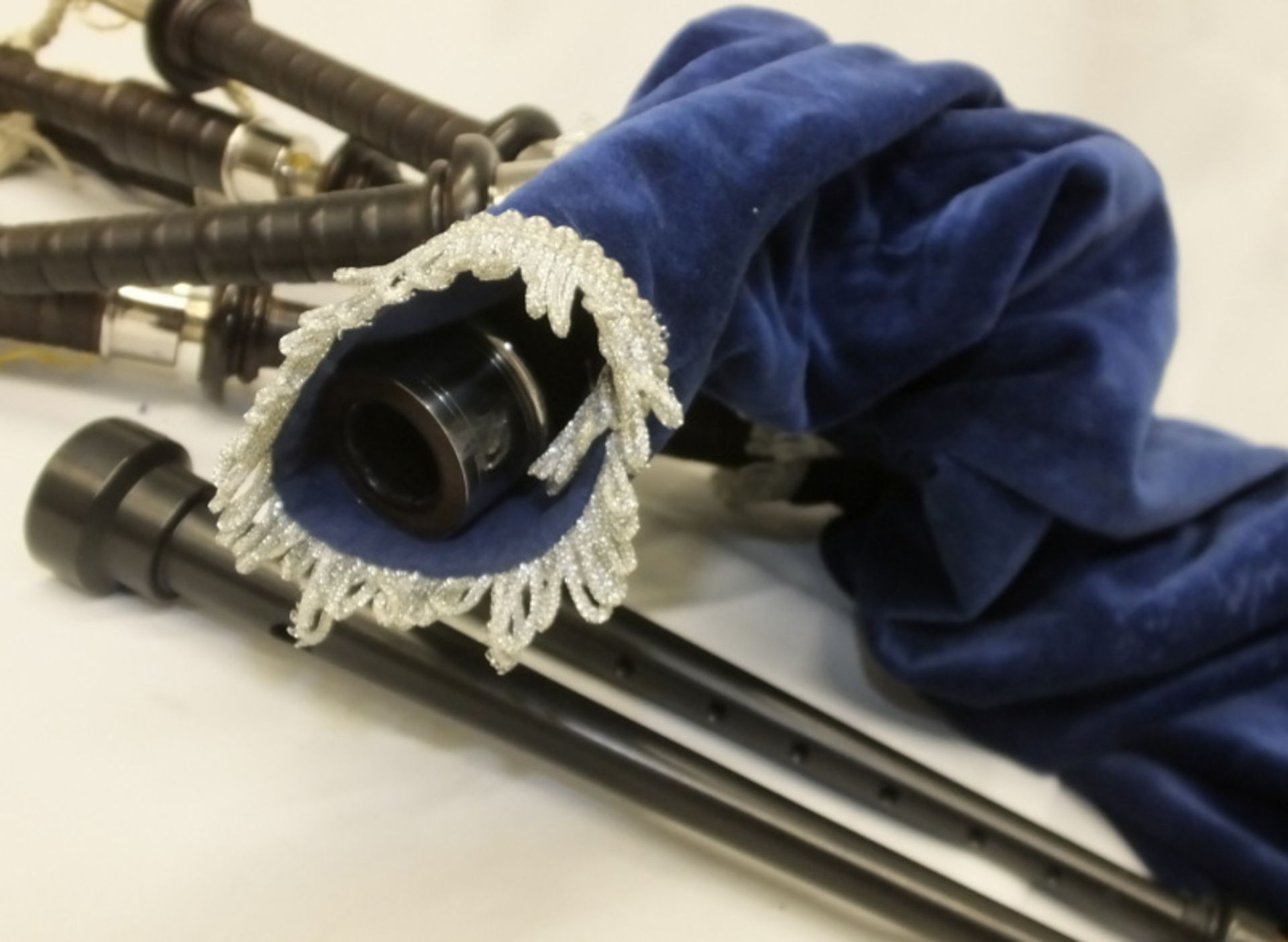 McCallum Bagpipes in carry case - Please check photos carefully for damaged or missing components - Image 7 of 7