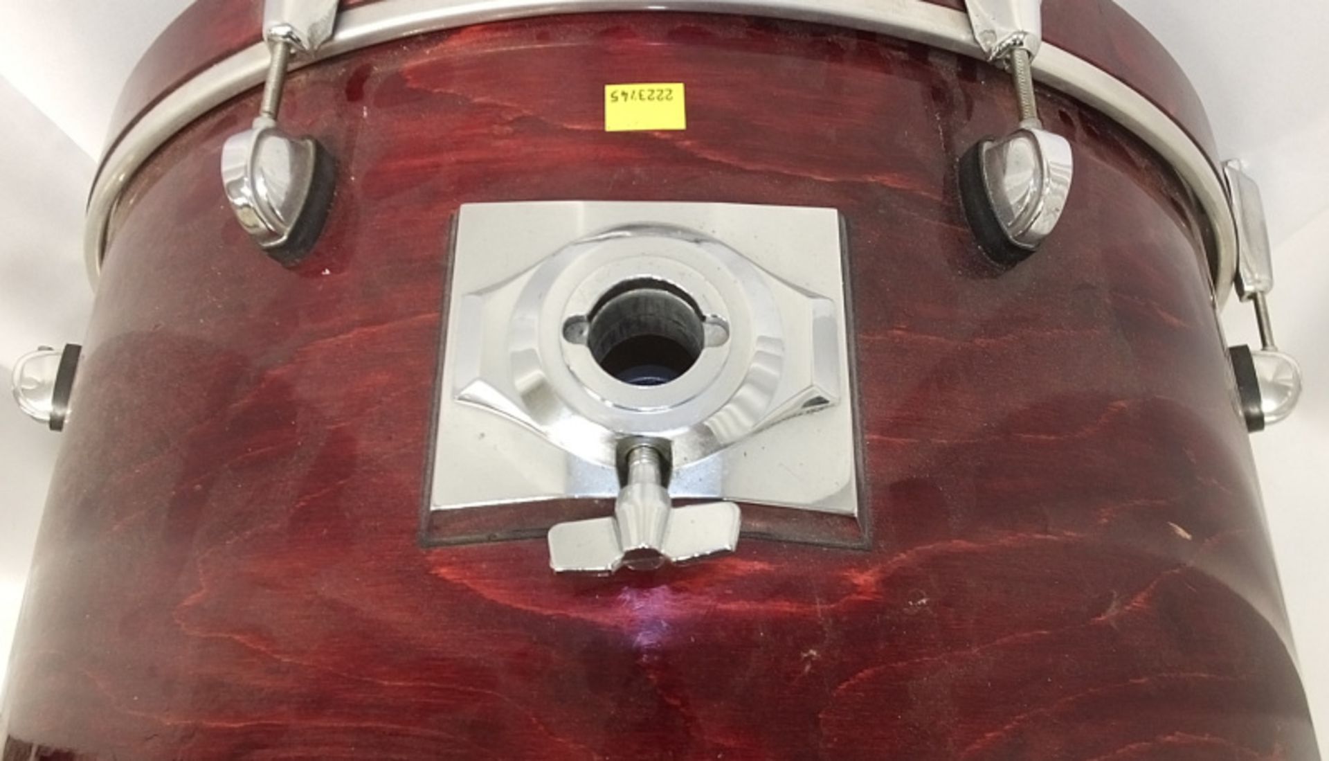 Premier Drum Kit Bass Drum - 22 x 18.5 inch (missing foot on leg) - Please check photos carefully - Image 6 of 10