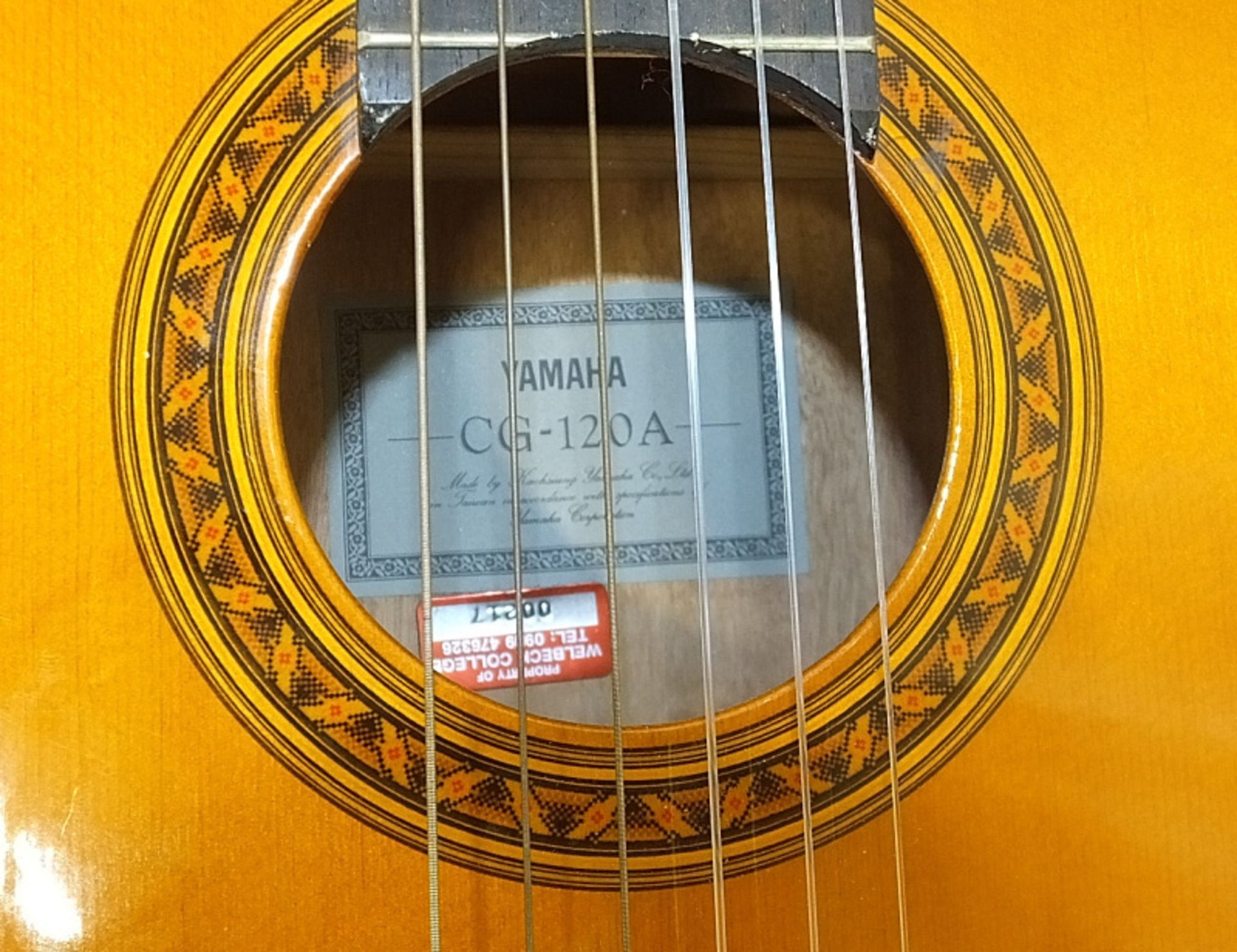 Yamaha CG-120A Acoustic Guitar - Image 8 of 10