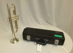 Yamaha T100S Trumpet in case - serial number 213249 - Please check photos carefully