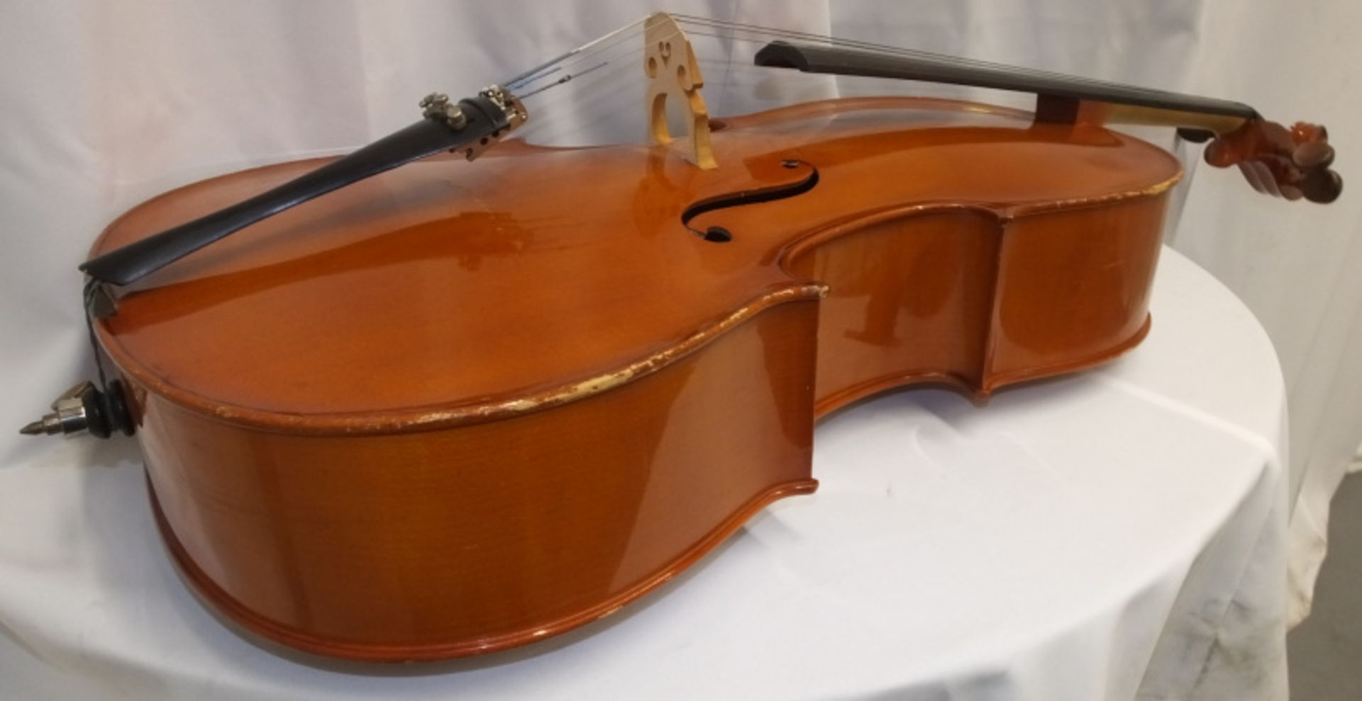 Cello in carry case (unbranded) - Please check photos carefully for damaged or missing components - Image 11 of 21
