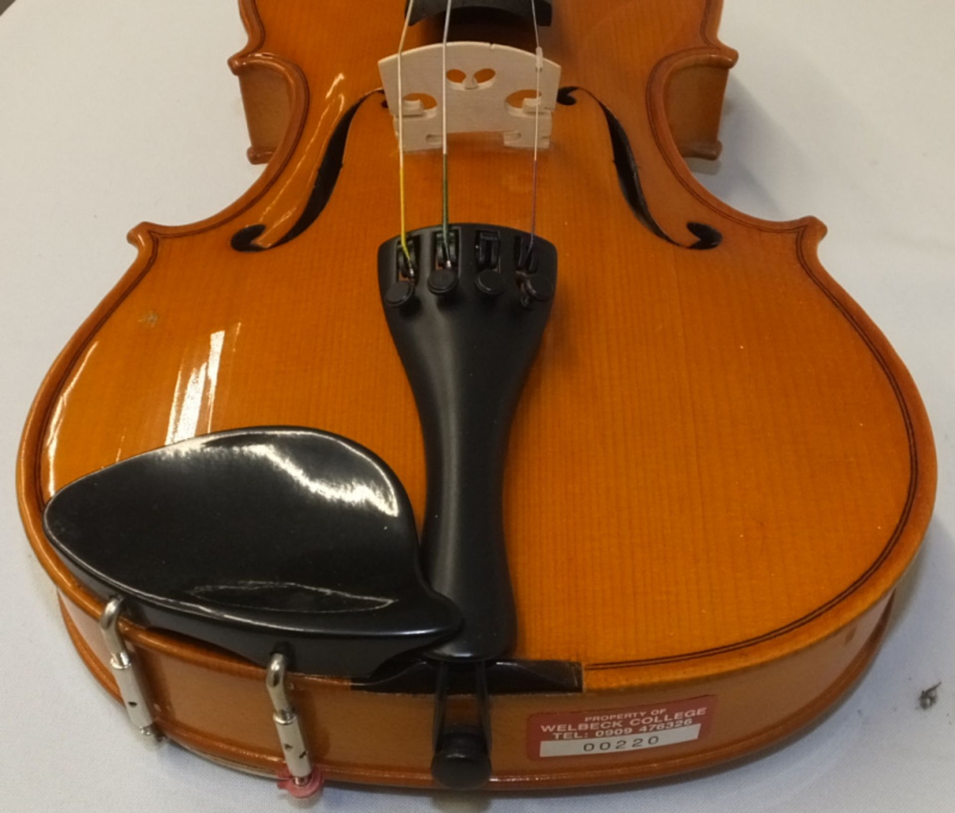 Andreas Zeller Violin (missing string) & Case - Please check photos carefully - Image 4 of 17