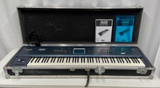 Korg Triton EXT88 Extreme Keyboard - serial number 005520 in heavy duty carry case
