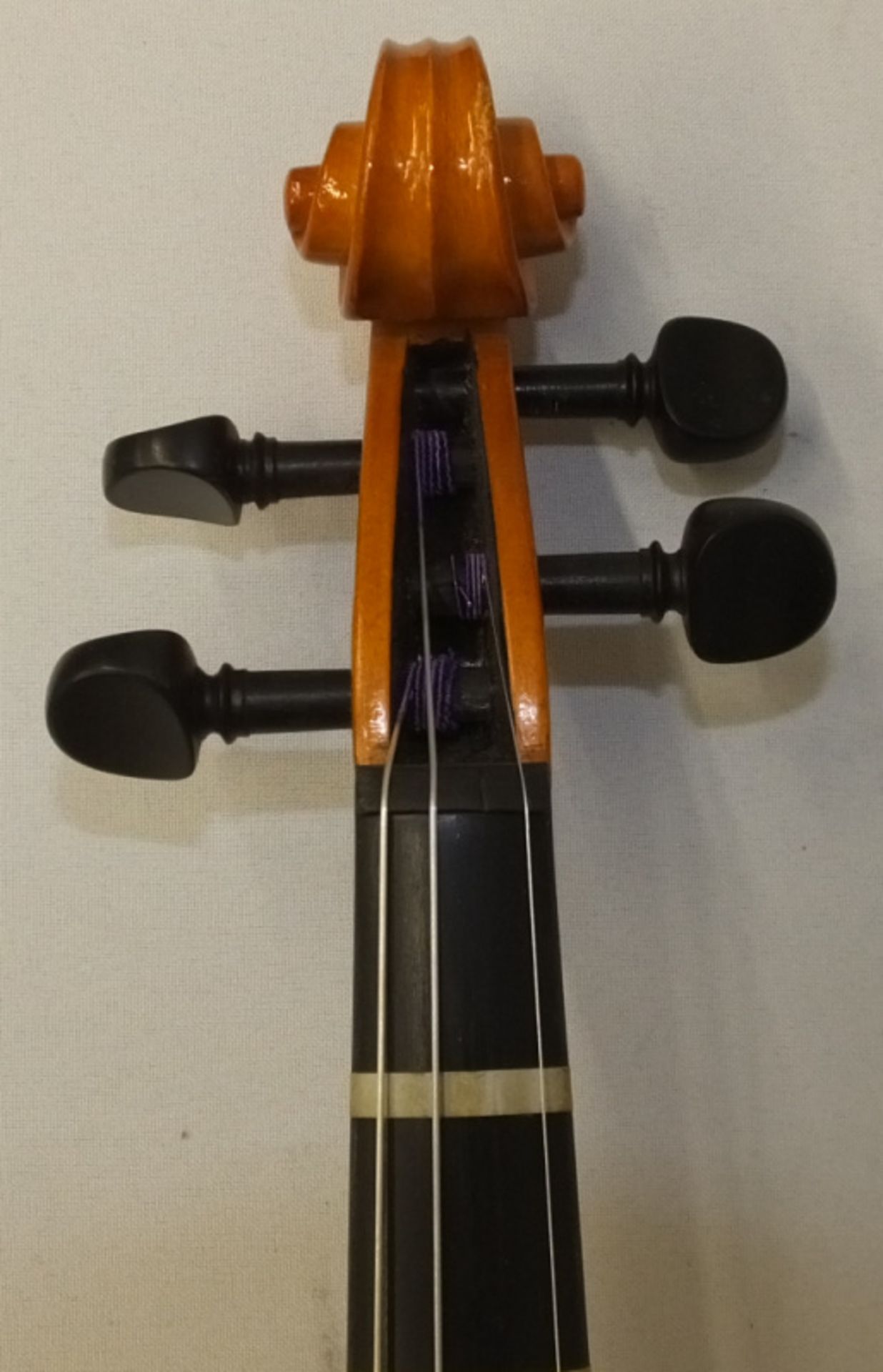 Andreas Zeller Violin (missing string) & Case - Please check photos carefully - Image 7 of 17