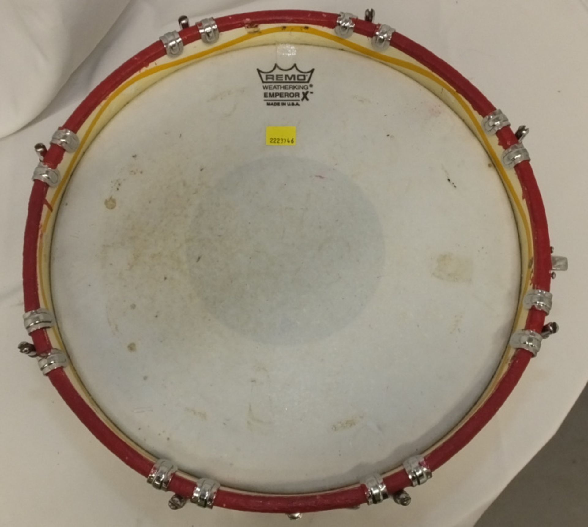 Premier Marching Snare Drum - 14 x 14 inch with Remo Emperor X head (snares don't switch on) - Image 2 of 7