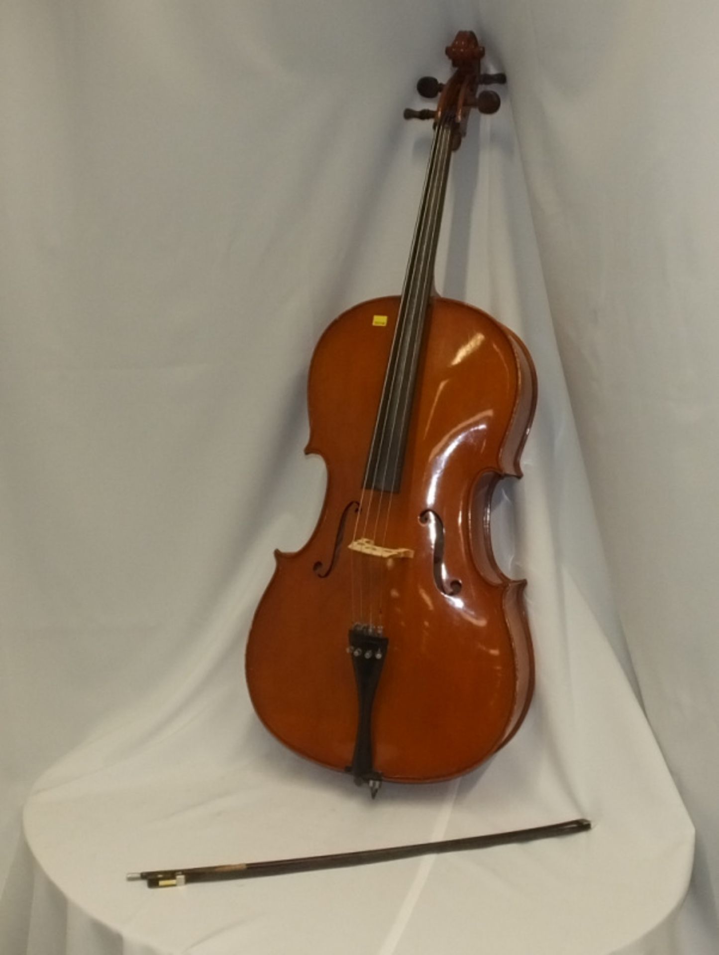 Cello in carry case (unbranded) - Please check photos carefully for damaged or missing components