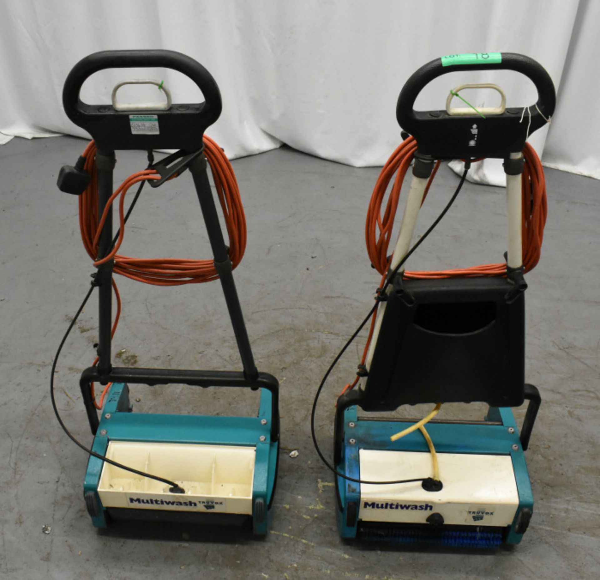 2 x Truvox Multiwash Floor and Carpet Scrubber Dryers