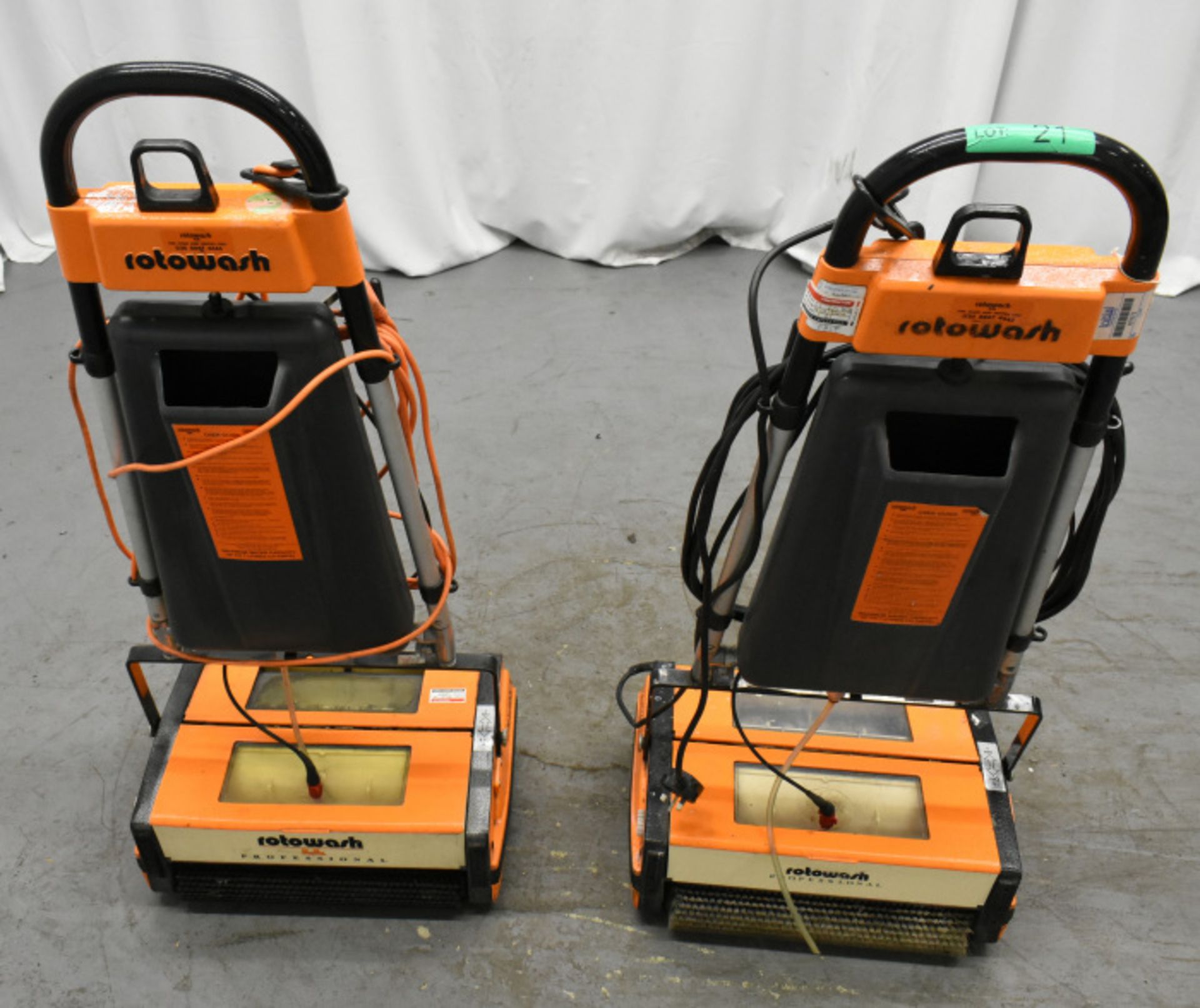 2 x Rotowash Floor and Carpet Scrubber Dryers - Image 2 of 4