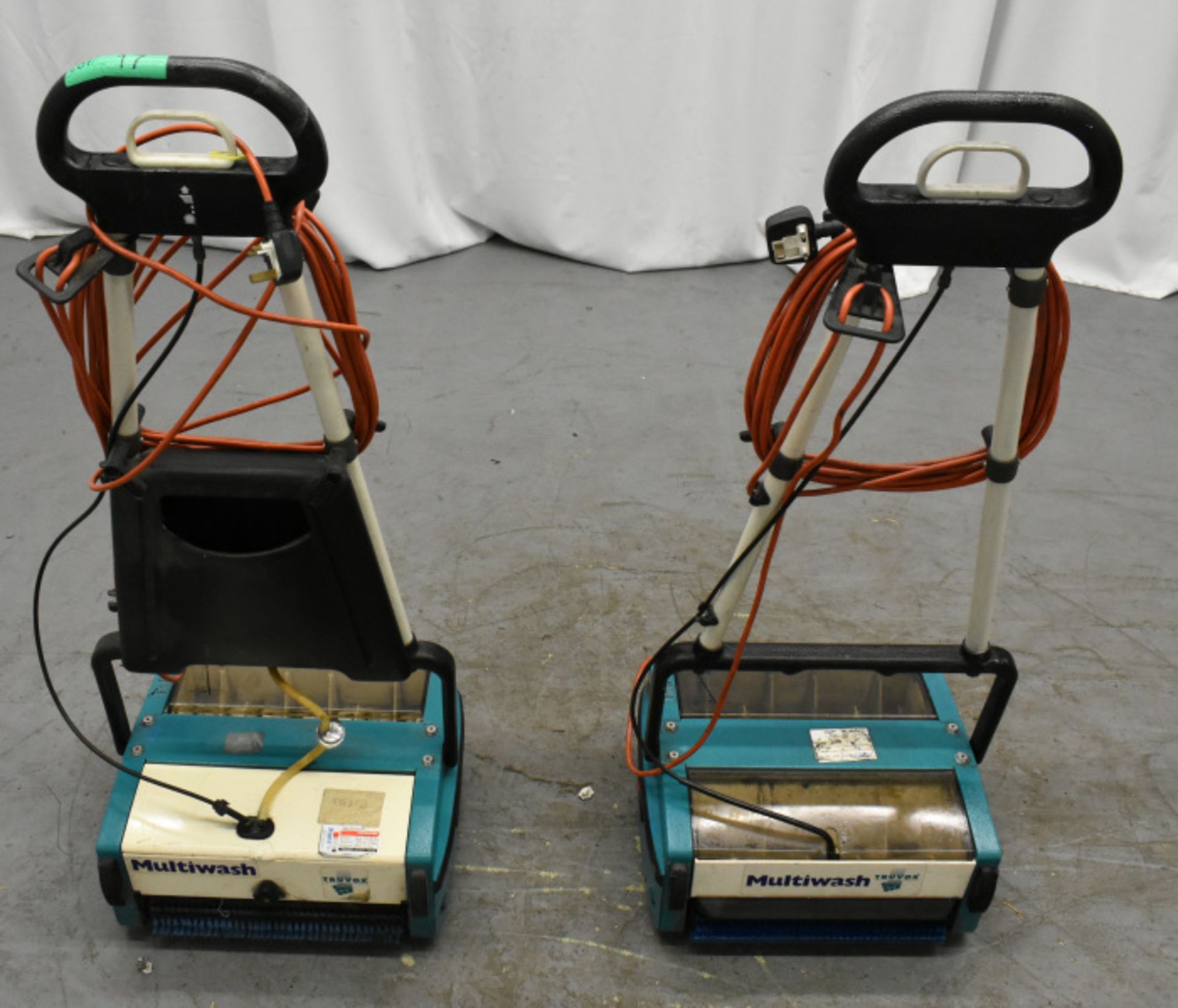 2 x Truvox Multiwash Floor and Carpet Scrubber Dryers