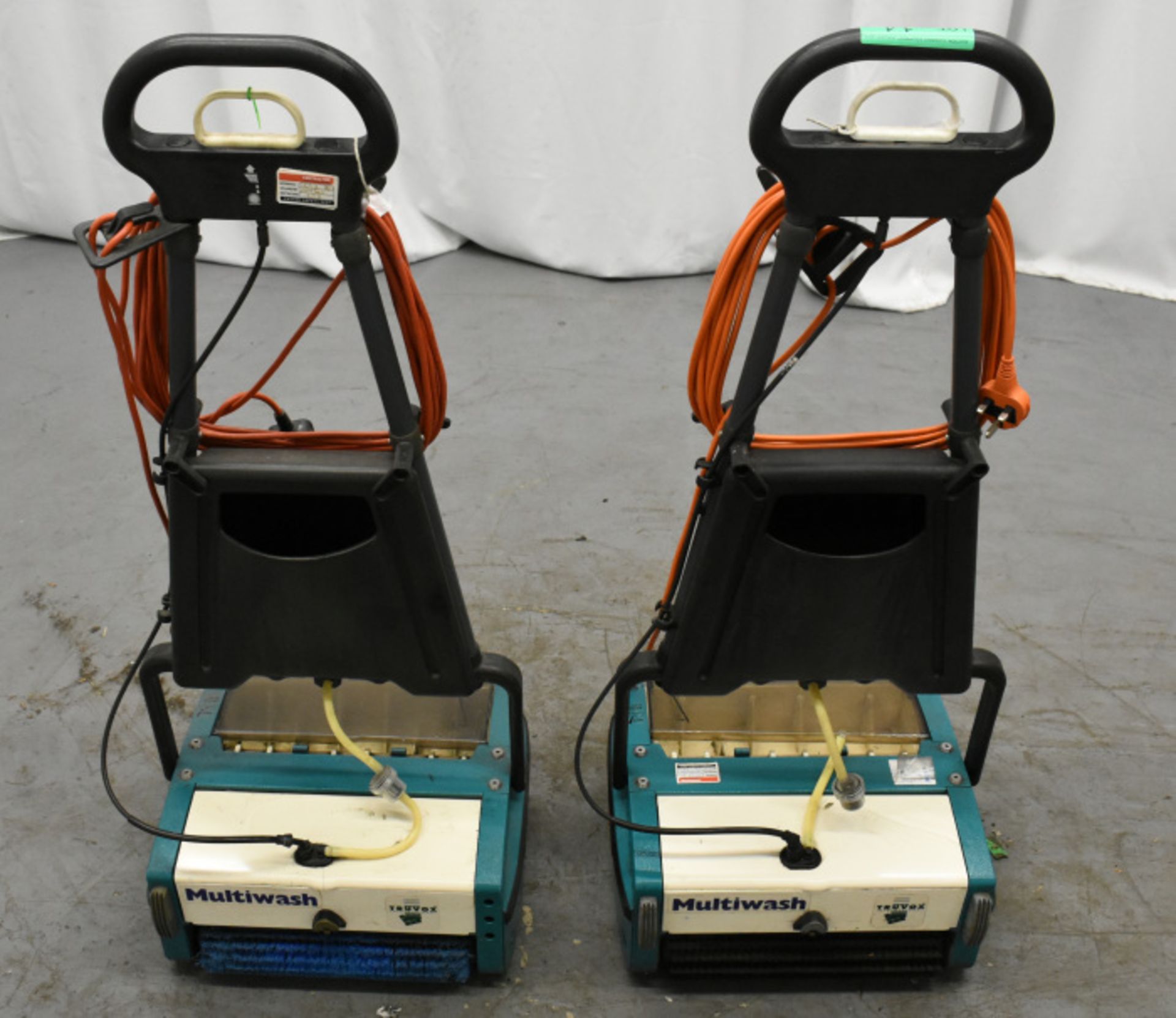 2 x Truvox Multiwash Floor and Carpet Scrubber Dryers