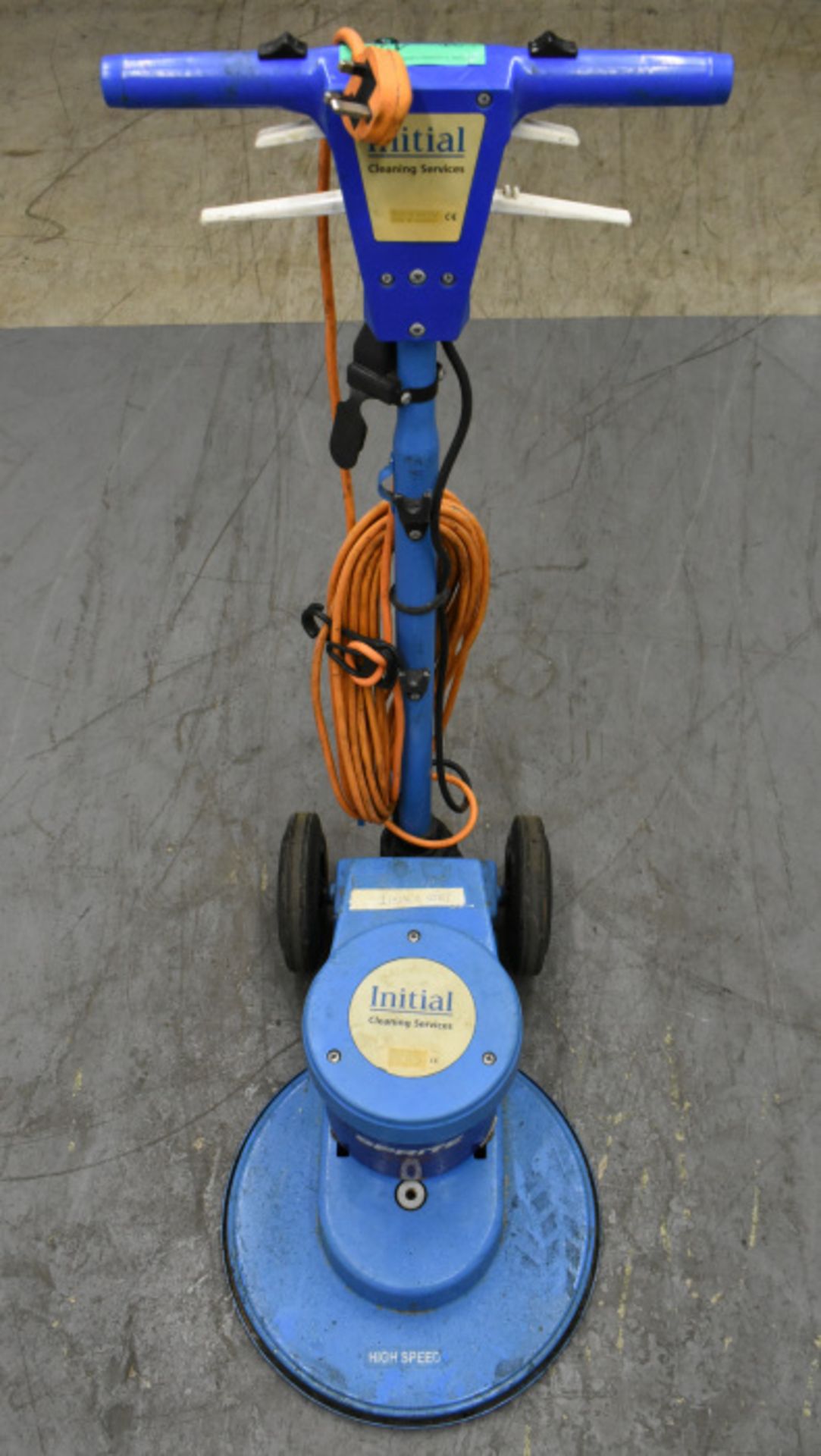 Victor Sprite 400 High Speed floor buffer, powers up