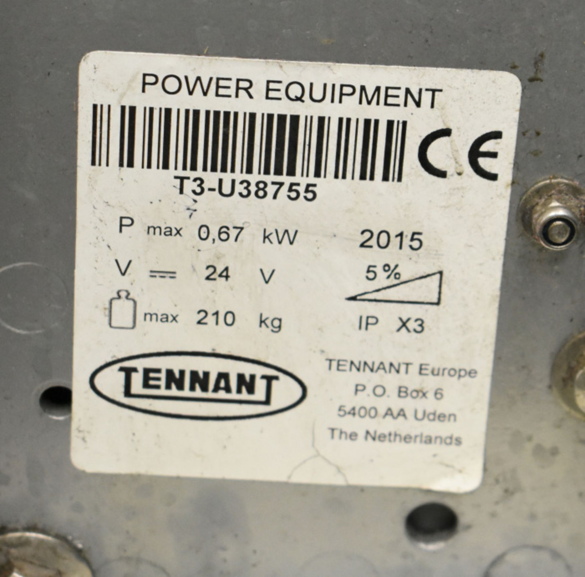 Tennant T3 ECH2O- 531 hours - Image 8 of 9