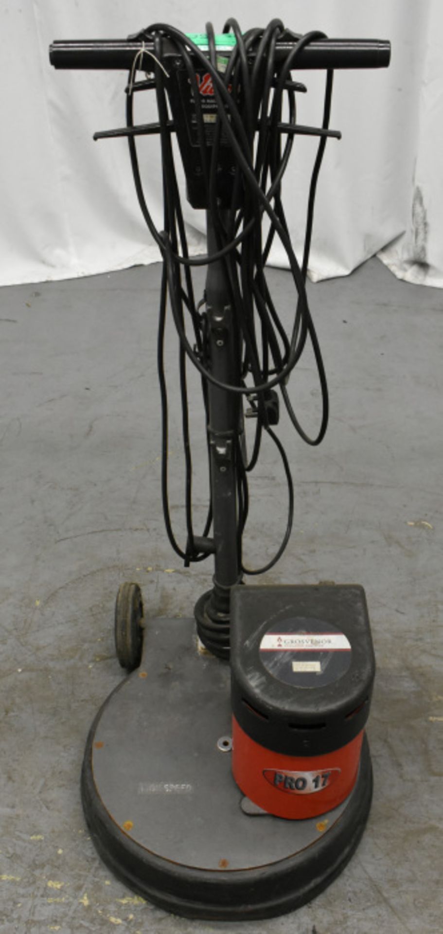 Victor Pro 17 Floor Buffer, powers up