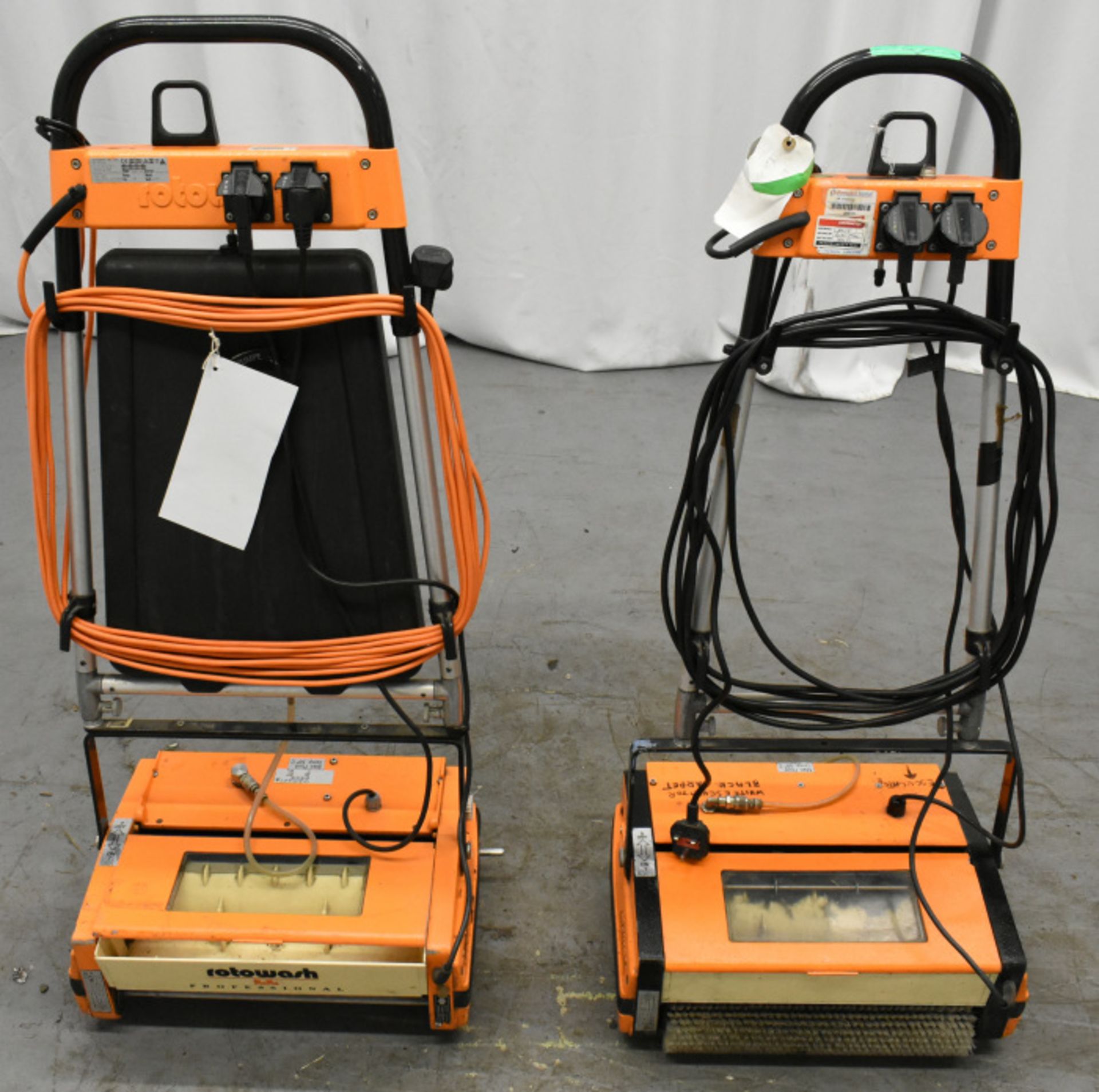 2 x Rotowash Floor and Carpet Scrubber Dryers