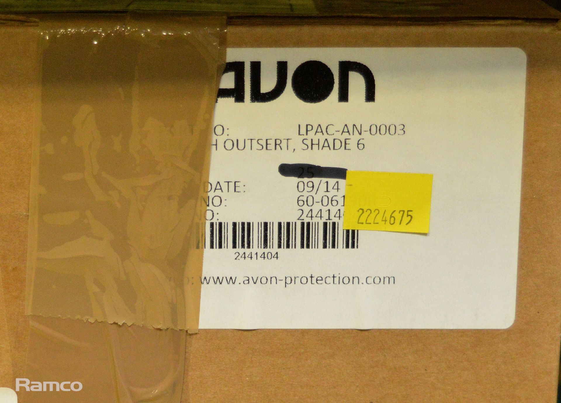 Avon Safety Goggles Shade 6 Tan 25 Per Box - 3 boxes - Image 2 of 2