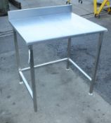 Stainless Steel Catering Preparation Table L 840mm x D 700mm x H 980mm