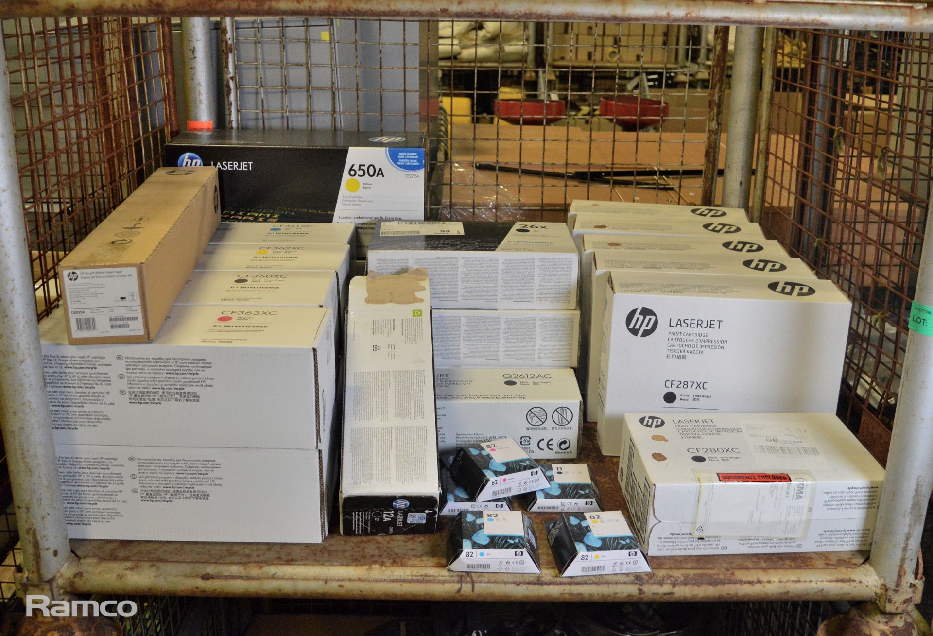 Various HP Printer Toner + Ink Cartridges - see pictures for types