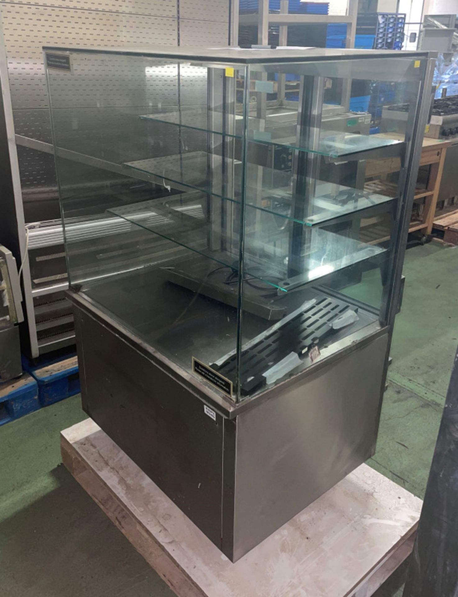 Food Display Unit With Light & Shelves - W890 x D750 x H1480mm - Image 6 of 6