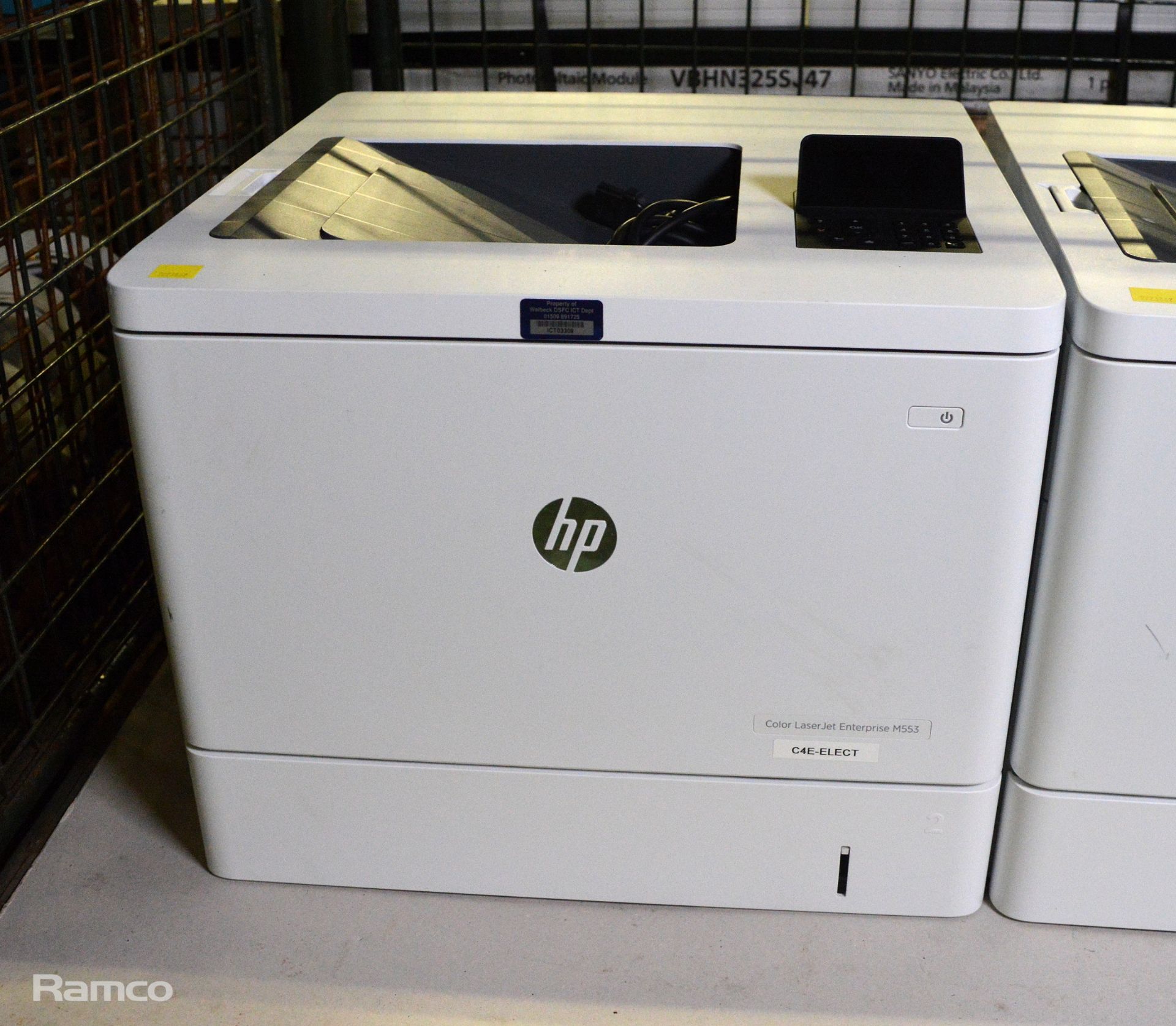 2x HP Laserjet enterprise M553 office printers - Image 2 of 5