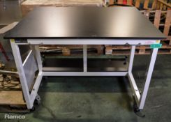 Marson Lab Mobile Table With Adjustable Feet L 1200mm x W 900mm