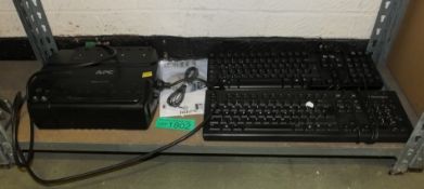 APC Back Ups ES 700 Extension Cable and 2x Computer Keyboards