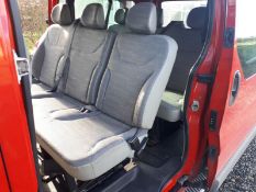 Complete kit comprising of two rows of three seats, seatbelts