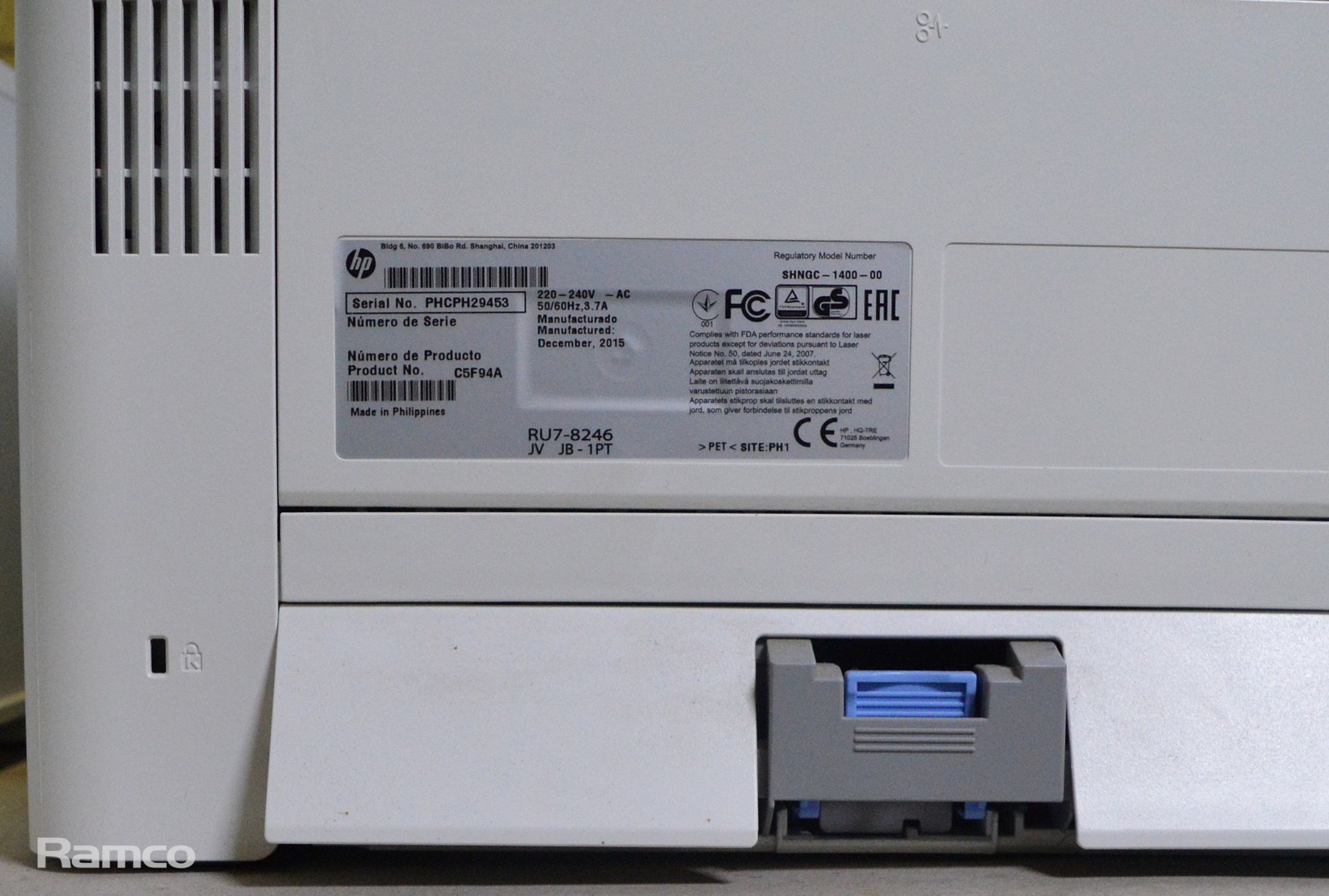 5x HP M402dn Laserjet Pro Colour Printers - Bild 4 aus 4