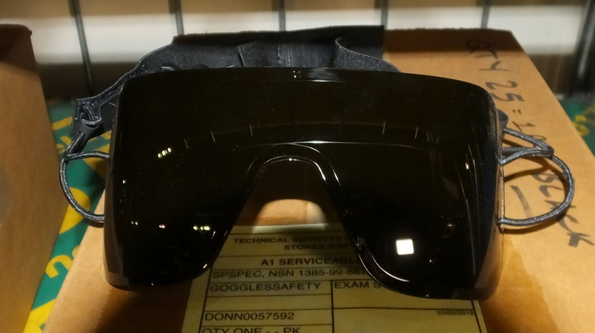 Avon Safety Goggles Shade - 6 Black - 25 Per Box - Image 2 of 2