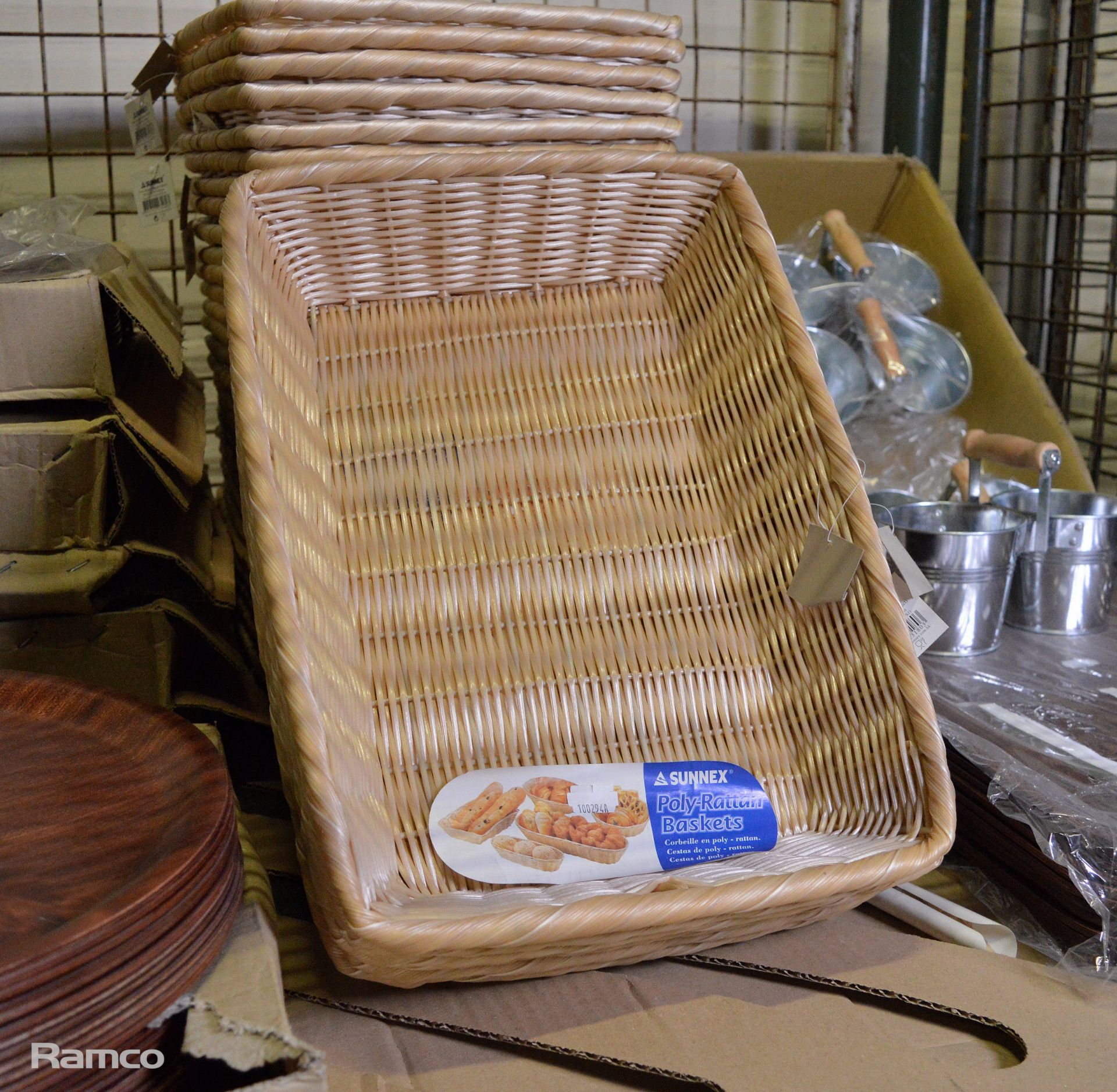 Assorted Baskets, Trays and Ice Buckets - Image 3 of 4