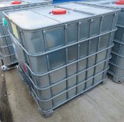 1000LTR IBC Storage tank in frame - W 1200mm x D 1000mm x H 1170mm